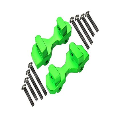 GPM Upgrades Aluminum Front Damper Mount for 1/7 Unlimited Desert Racer (85076-4) Rc Cars (Green)