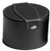 Set (5) 16mm Premium Quality Poker Dice White w/Clubs Ace + Black PU Leather Dice Cup Felt Lined (Gift Boxed) view 4