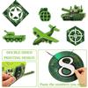 14 Pieces Army Birthday Party Decorations Camouflage Banner Supplies Camo Birthday Hanging Swirl Decor Banner for Military Theme Birthday Party view 4