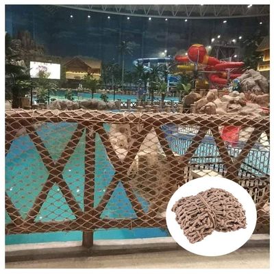 10cm Grid Children Climbing Safety Net, Stair Fence Protection Net Playground Railing Safety Hemp Rope Net Pets Net Cargo Net Bookshop Restaurant Kindergarten Decor Net ( Size : 5*5m(16*16ft) )