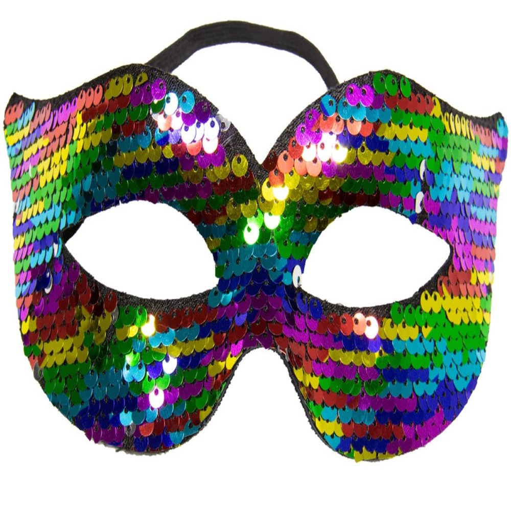 Folat 64579 Eyemask Reversible Sequins Multi Colors