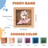 Unicorn Piggy Bank for Girls - Personalized Piggy Bank, Wooden Piggy Pank for Kids - Bank for Kids for Real Money, My First Piggy Bank for Girls view 3