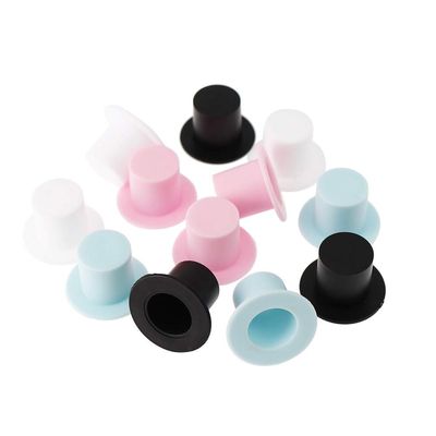 Aiffort 20Pcs Funny Color Party Hat Plastic Magician Hats for Cake Craft Decoration Party Supplies