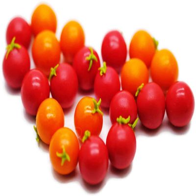 1shopforyou 20 Psc Mix Red and Orange Tomato Dollhouse Miniatures Toys & Food Kitchen by Handmade