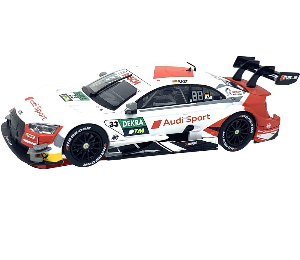 Carrera 27634 Audi RS 5 DTM R. Rast No. 33 1:32 Scale Analog Slot Car Racing Vehicle for Carrera Evolution Slot Car Race Tracks