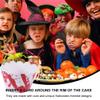 12sets Halloween Cake Insert Cards Handprint Cupcake Rim Decor for Spooky Parties Food-grade Material Premium Design for Cakes and Treats view 2