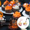 12sets Halloween Cake Insert Cards Handprint Cupcake Rim Decor for Spooky Parties Food-grade Material Premium Design for Cakes and Treats view 3