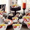 12sets Halloween Cake Insert Cards Handprint Cupcake Rim Decor for Spooky Parties Food-grade Material Premium Design for Cakes and Treats view 4