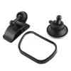 Baby Car Mirror,1Pc Adjustable Car Baby Child Back Seat Rear View Safety Mirror for Rear-Facing Infants With Suction Cup Clip Black view 3