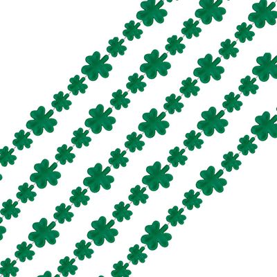 FlashingBlinkyLights Set of 144 Lil' Shamrock Beads for St. Paddy's Day (NON-Light Up)