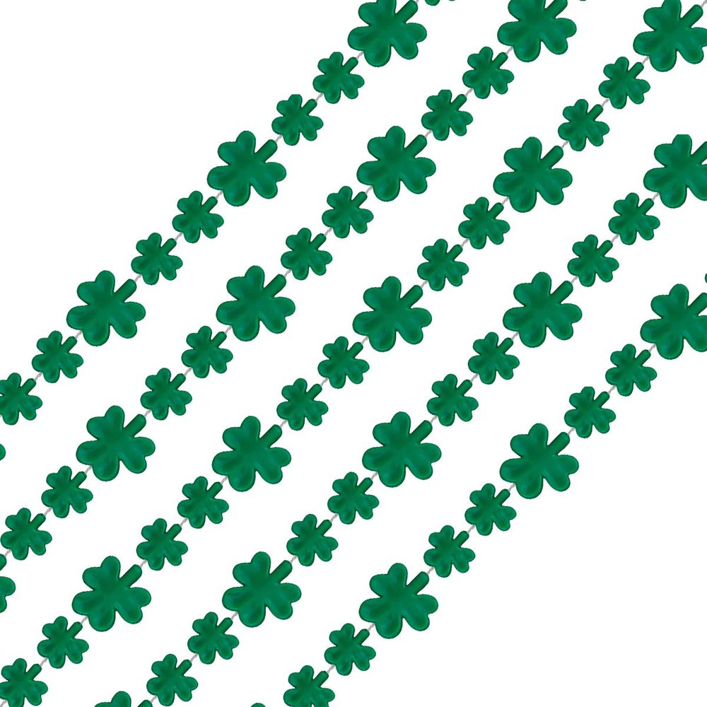FlashingBlinkyLights Set of 144 Lil' Shamrock Beads for St. Paddy's Day (NON-Light Up)