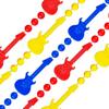 FlashingBlinkyLights Set of 48 Rock Guitar Mardi Gras Bead Necklaces view 1