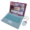 LEXiBOOK Disney Frozen 2 - Educational and Bilingual Laptop Spanish/English - Girls Toy with 124 Activities to Learn, Play Games and Music with Elsa & Anna - Blue/Purple, JC598FZi2 view 1
