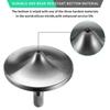 CHEETOP Stainless Steel Spinning Top, Premium Exquisite Perfect Balance Well Made Metal Desk EDC Little Fidget Toy, Spin Long Time Over 6 Minutes, Great Value (Silver, Large Diameter 34mm) view 4