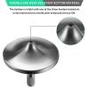 CHEETOP Stainless Steel Spinning Top, Premium Exquisite Perfect Balance Well Made Metal Desk EDC Little Fidget Toy, Spin Long Time Over 6 Minutes, Great Value (Silver, Small Diameter 24mm) view 4