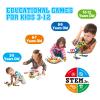 Huaker Stem Building Toys for 3 4 5 6 7 8 Year Old Boys Girls Kids,125 Pieces Building Blocks Educational Learning Toys with Large Storage Box,Ideal Christmas Birthday Gifts view 3