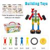 Huaker Stem Building Toys for 3 4 5 6 7 8 Year Old Boys Girls Kids,125 Pieces Building Blocks Educational Learning Toys with Large Storage Box,Ideal Christmas Birthday Gifts view 4
