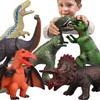 Gzsbaby 6 Piece Jumbo Dinosaur Toys for Kids 3-5 and Toddlers, Large Soft Dinosaur Toys for Lovers - Perfect Party Favors, Birthday Gifts view 1