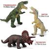 Gzsbaby 6 Piece Jumbo Dinosaur Toys for Kids 3-5 and Toddlers, Large Soft Dinosaur Toys for Lovers - Perfect Party Favors, Birthday Gifts view 3