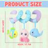Caterbee Baby Stroller Toy, Activity Spiral Plush bar Toy Accessories, Car Seat Toys with Bell for boy or Girl 0 Months+ (Ocean) view 2