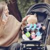 Caterbee Baby Stroller Toy, Activity Spiral Plush bar Toy Accessories, Car Seat Toys with Bell for boy or Girl 0 Months+ (Ocean) view 4