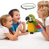 GREUS 9'' Cute Talking Parrot Repeats What You Say Electronic Interactive Plush Toy Stuffed Animal Record Parrot Waving Wings Funny Bird Toys for Children Girls Boys Best Xmas Gift (Blue Parrot) view 4