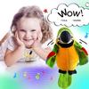 9'' Cute Talking Parrot Repeats What You Say Electronic Interactive Plush Toy Stuffed Animal Record Parrot Waving Wings Funny Bird Toys for Children Girls Boys Best Xmas Gift (Green Parrot) view 4
