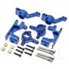 1 Set Aluminum Steering Blocks Caster Blocks C-Hubs Stub Axle Carriers Left & Right Replace 6837 6832 1952 for Traxxas 1/10 Slash 4x4 Hop Parts view 1