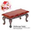 1:12 Miniature Doll Furniture,Miniature Simulated Coffee Table with Relief Mini Model Toy Dollhouse Accessories for Doll House Toy Home Decoration Scene Shooting(Table) view 3