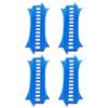 Replacement Parts for Thomas The Train - GBN45 ~ Thomas & Friends Trackmaster Percy 6 - in - 1 Set ~ Replacement Track Bag ~ 4 E2 Track Pieces ~ Blue view 1