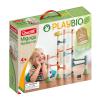 Quercetti Migoga PlayBio Marble Run - 49 Piece Set to Build and Launch 12 Colored Marbles, Made with Bioplastic Material, for Kids Ages 4 Years and Up view 1