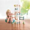 Quercetti Migoga PlayBio Marble Run - 49 Piece Set to Build and Launch 12 Colored Marbles, Made with Bioplastic Material, for Kids Ages 4 Years and Up view 2