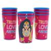American Greetings Wonder Woman Party Supplies, 16 oz. Plastic Cups (8-Count) view 2
