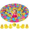The Dreidel Company Duck Pond Matching Game Includes 20 Ducks with Numbers and Shapes and 3' x 6" Inflatable Pool, Memory Game, Water Outdoor Game for Children, Preschoolers, Birthday Party, Carnival view 4