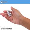 Regal Games Dice Set - 6 Sided White 16mm Square Dice for Classroom or Family Game Night - 50 Dice view 3