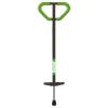 Geospace Jumparoo Boing! 'PRO' Medium Pogo Stick for Kids - Supports 60-100lbs Outdoor Toy for Boys and Girls Active Play for Balance, Coordination, Exercise & Fitness (Black with Green wrap) view 1