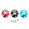 DEVMO 3 Pack Fuel Dot Hobby Accessories CNC Aluminum Anodized Round Fuel Dot For RC Airplane Boat Red/Gray/Blue view 2