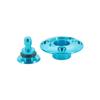 DEVMO 3 Pack Fuel Dot Hobby Accessories CNC Aluminum Anodized Round Fuel Dot For RC Airplane Boat Red/Gray/Blue view 3