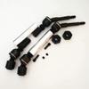 2pcs Harden Steel + Aluminum Splined Rear Driveshafts with Steel Hex Silver for Traxxas 1/10 Slash4X4 Stampede4X4 6852X view 2
