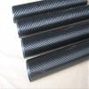 3K Carbon Pipe, Hollow Tube, Carbon Fiber Tube, Inner diameter 13 mm x outer diameter 14 mm x length 500 mm (2pieces) Twill glossy surface view 1