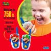eKids Super Mario Walkie Talkies for Kids, Static Free and Extended Range, Indoor and Outdoor Toys for Kids (Mario) view 2