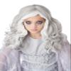 California Costumes, Glow In The Dark Ghost Wig, Grey view 1