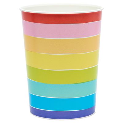American Greetings Rainbow Party Supplies, 22 oz. Cups (8-Count)