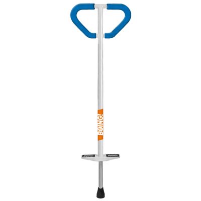 Geospace Jumparoo Boing! 'MAX' Large POGO Stick for Kids, Teens or Riders 90-160 lbs - Excellent Outdoor Active Play Toy - Improves Balance, Coordination as Well Exercise & Fitness (White)