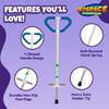 Geospace Jumparoo Boing! 'MAX' Large POGO Stick for Kids, Teens or Riders 90-160 lbs - Excellent Outdoor Active Play Toy - Improves Balance, Coordination as Well Exercise & Fitness (White) view 4