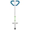 Geospace Jumparoo Boing! 'PRO' Medium Pogo Stick for Kids - Supports 60-100lbs Outdoor Toy for Boys and Girls Active Play for Balance, Coordination, Exercise & Fitness (White with Blue wrap) view 1