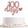 100 Days Cake Topper Baby Half Year Old Birthday Cake Topper Birthday Anniversary Baby Shower Newborn Party Decoration Supplies view 1