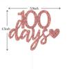 100 Days Cake Topper Baby Half Year Old Birthday Cake Topper Birthday Anniversary Baby Shower Newborn Party Decoration Supplies view 2