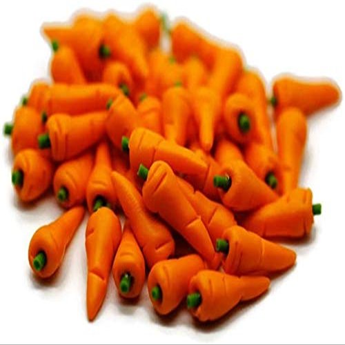 20-Piece Mini Loose Carrot Set Miniature Dollhouse Vegetables for Kitchen Display, Food Styling, and Decorative Crafts No.5