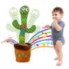 Tiny Tots Toys Dancing Cactus Mimicking Toy for Baby - Talking Cactus That Mimics and Sings - 125 Songs 35 Nursery Rhymes for Toddlers and Up | Repeats, Mimics and Wiggles with Dazzling LED Lights view 1